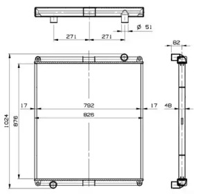 WILMINK GROUP wg1721595 -  Радиатор, охлаждение двигателя